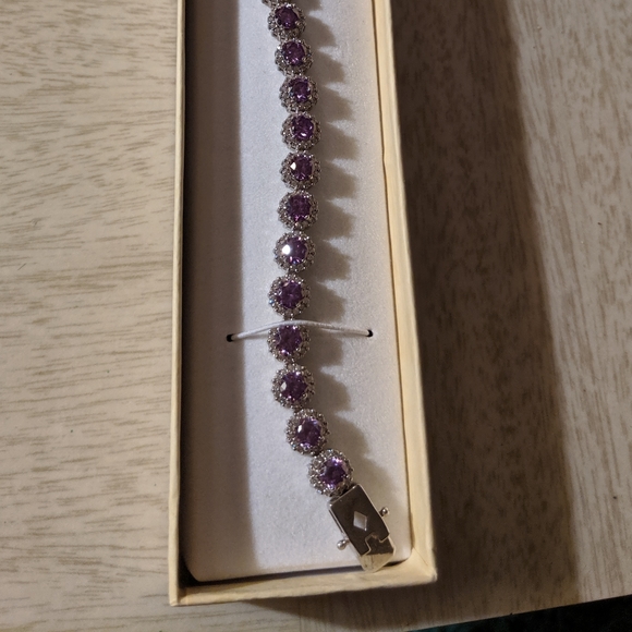 Amethyst Tennis Bracelet - Picture 2 of 2